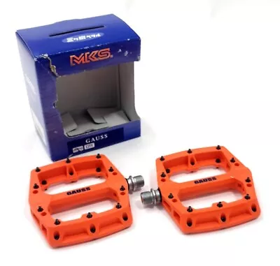 MKS Gauss Platform Pedals Orange • $29.83