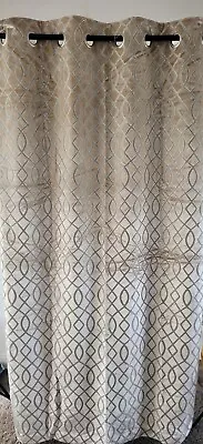 Next Collection Luxe Heavyweight Maeve Damask Velvet Curtain  168x183c(66x72 ) • £50