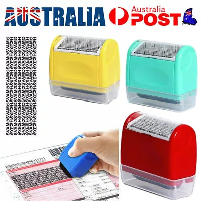 Wide Roller Stamp Identity Theft Stamp Perfect For Privacy Protection Leakage • $15.12