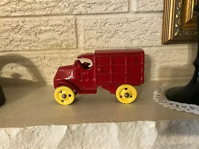 C1920's Walker & Stewart C Cab Cast Iron Toy Box Delivery Mack Truck 5  Long • $59.95