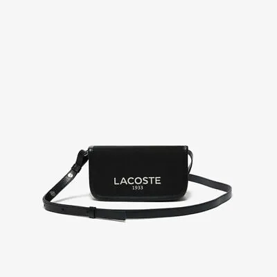 [Lacoste] Heritage Canvas Smartphone Bag NF1340KP Black • $212.09