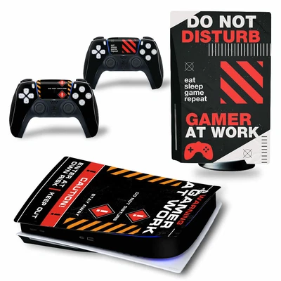 $19.95 • Buy Playstation 5 PS5 Disk Console Skin Gamer +2 Controllers