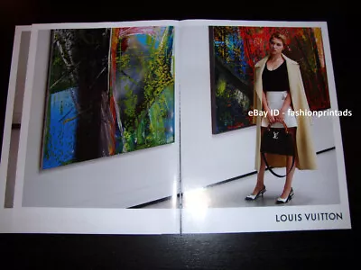 LOUIS VUITTON 4-Pg Magazine PRINT AD 2021 Capucines LEA SEYDOUX Feet Ankles Legs • $10