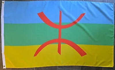 Berber Amazigh North Africa Peoples Polyester Flag • £5.40