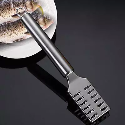 Fish Scale Remover Kitchen Tool Steel Scalier Descaler Peeler Scraper O2W4 • $6.49