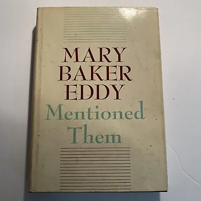 Mary Baker Eddy Mentioned Them 1961 Ab6 • $9.36
