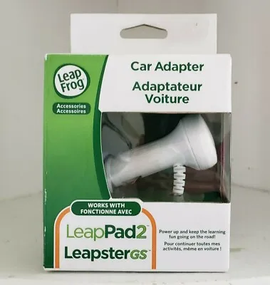 Leap Frog Car Adapter For LeapPad2 & LeapsterGS Genuine Boxed Model 690-11291 • $23.59