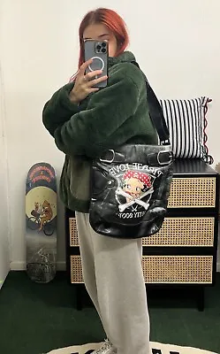 Betty Boop Y2k Black Vintage 90s 00s Pirate Shoulder Bag • £29.99
