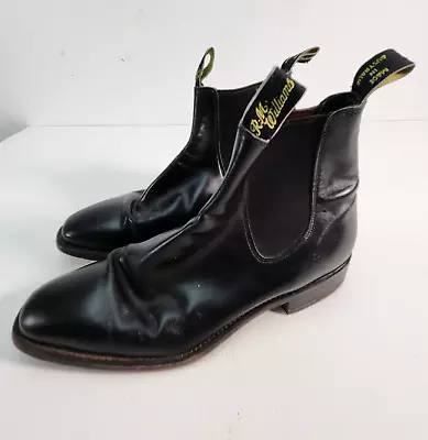 RM WILLIAMS BLACK YEARLING BOOTS Men's 11G • $146.50