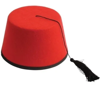 Party Red Fez Hat • $9.99