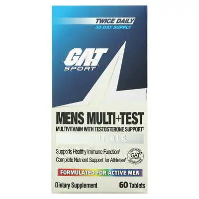 GAT Mens Multi + Test 60 Tablets • $16.75