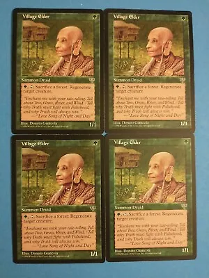 Village Elder 4X MP Mirage MTG Magic The Gathering • $1.06