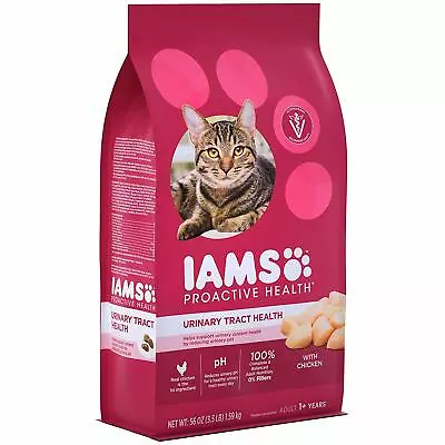 $16.99 • Buy Iams Proactive Adult Urinary Tract Health Dry Cat Food With Chicken, 3.5 Lb