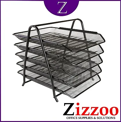 £12.95 • Buy Osco Mesh Letter Trays In Either 5 Tray Or 3 Tray
