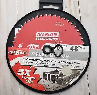 Diablo 48 Tooth D0648CF Steel Demon Circular Saw Blade 6 1/2 Dia. FREE SHIPPING • $24.99