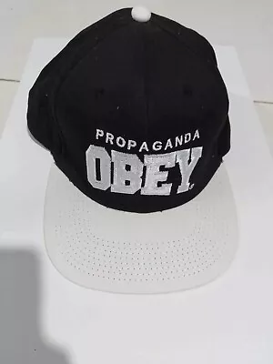 Obey Propaganda Snapback Cap • $30
