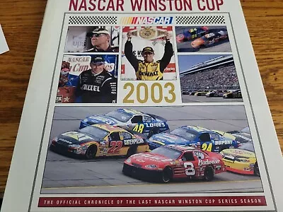 2003 Nascar Winston Cup Series Yearbook  Hardcover With Dustjacket • $7