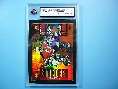 1994/95 Upper Deck Ud Mcdonalds Nhl Hockey Card #mcd-35 Martin Brodeur Ksa 10 Rj • $69.99