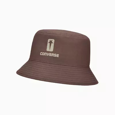 CONVERSE DRKSHDW Rick Owens Bucket Hat 10025090-A01 DUST BROWN UNISEX SIZE SM-ML • $177.69