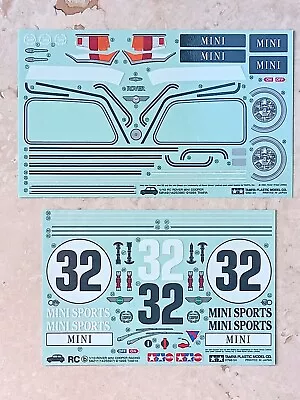 Tamiya Mini Cooper Racing Rover Body Shell Decal Sticker Sheet RC M-01 M-03 M-05 • £54.99