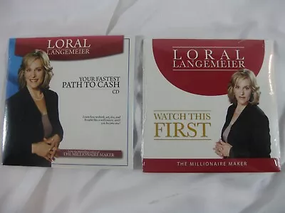 Lot Of 2 CD's Loral Langemeier Watch This First & Your Fastest Path To Cash  • $5.06