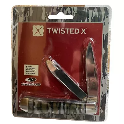 Mossy Oak Bottomland Camo Twisted X Pocket Knife • $30