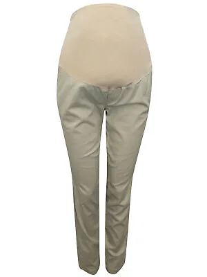 Gap Maternity Sand Chino Over Bump Slim Leg Cotton Trousers Size 6-24 New 208 • £6