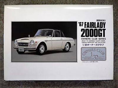 '67 Fairlady 2000GT Owners Club 1/32 New Plastic Model Kit • £18