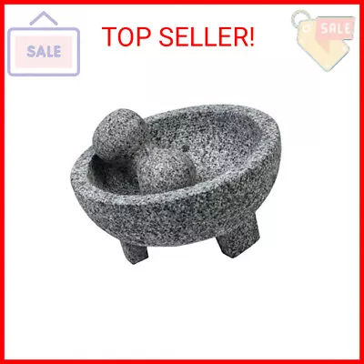 6-Inch Gray Granite Molcajete Spice Grinder • $26.29