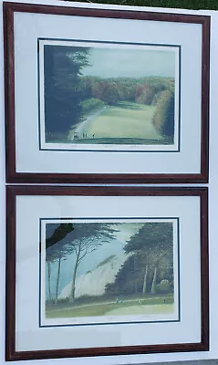 $850 • Buy HAROLD ALTMAN Lot Of 2 PENCIL SIGNED Limited Edition LITHOGRAPHS Sports GOLF