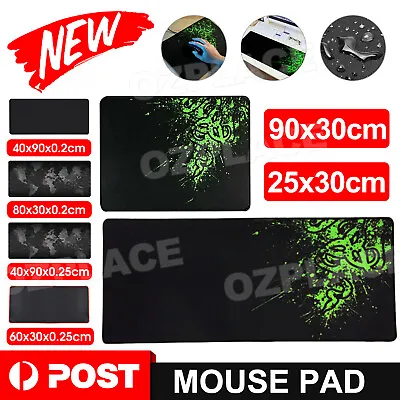 Large Size Gaming Mouse Pad Desk Mat Extended Anti-slip Rubber Speed Mousepad • $5.95