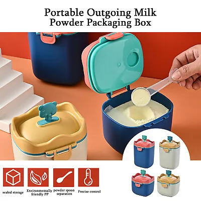 Milk Powder Dispenser Baby Formula Container Storage Case Box Durable Sturdy UK • £8.48