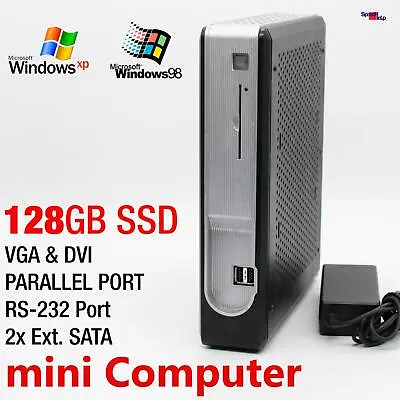 Nano Mini Computer PC For Windows XP Pro Dos Old Games Parallel Lpt 128GB SSD • £139.70