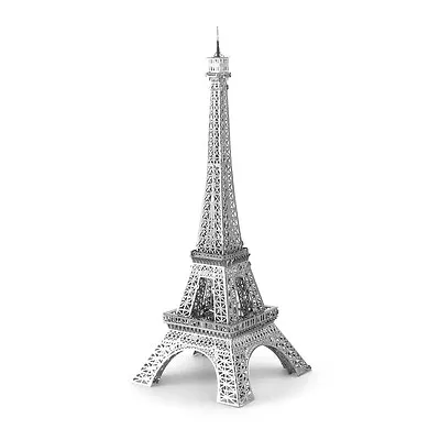 Fascinations ICONX EIFFEL TOWER Paris 3D Laser Cut Metal Earth Steel Model Kit • $10.95