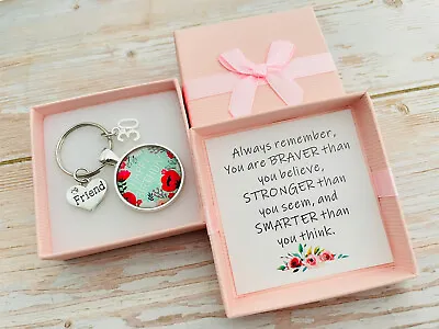 £6.99 • Buy Personalised HAPPY BIRTHDAY Gifts Charm Keyring 18th 21st 30th 40th GIFT FOR HER