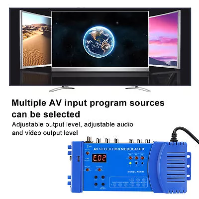 ASM90 Digital Domestic Modulator AV Optional Modulator VHF UHF PAL Standard SLS • £29.66