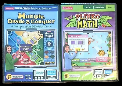 Lakeshore Interactive Learning DVD Lot GRADES 3 - 6 Words Math Division Multiply • $14.74