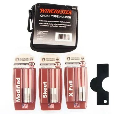 Choke Tube 3 Pack 20 Gauge Browning Winchester Mossberg With Caddy & Tool (ck20) • $31.49