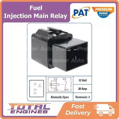 PAT Premium Fuel Injection Main Relay Fits Ford Fairlane ZL 4.1L 6Cyl 250 • $58.10