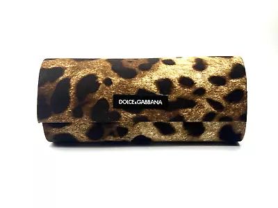 New Dolce Gabbana Authentic Eyeglasses  Cheetah Print  Magnetic Case • $14.97