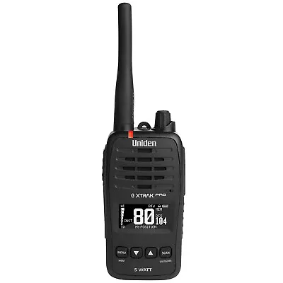 Uniden XTRAK 50 PRO - 5 Watt Waterproof Smart UHF Handheld Radio With Large OLED • $449.95