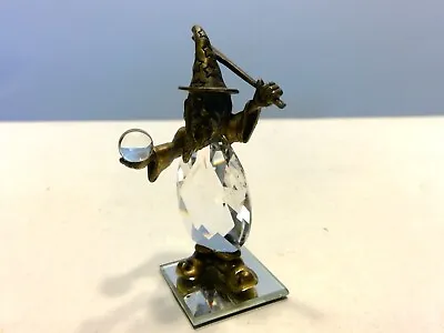 Merlin Wizard Figurine With Prism Body Standing On Mirror • $5.99