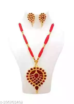Rajstani Wedding Indian Kundan Jewelry Set Necklace With Earings • $20.69