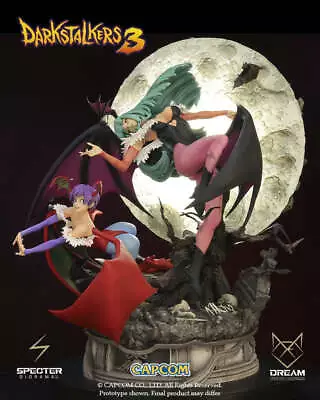 DREAM FIGURES Darkstalkers 3 Morrigan & Lilith ⅙ Sixth Scale Statue NEW SEALED • $839