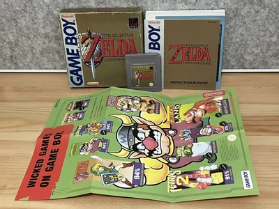 $209.95 • Buy Zelda Link’s Awakening Gameboy Boxed COMPLETE - GENUINE - Great Condition