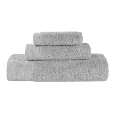 Superior Rayon From Bamboo Soft Modern 3-Piece Towel Set Platinum Water Uptake • $25.40