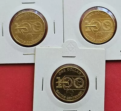 2020   $1 Dollar Celebrating 100 Years Of Qantas Coin  2x2  Circulated  F  #2818 • $5.65