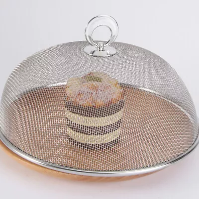  Picnic Food Cover Mesh Tent Dome Barbecue Accessory Stainless Steel • $11.16