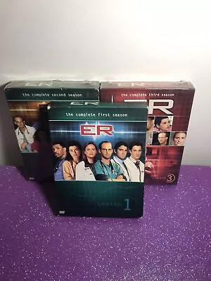 E.R. - The Complete 1st-3rd Seasons {DVD} - 1 Preowned And 2 Brand New • $69.99