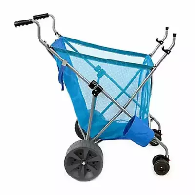 SEINA SSC-100-BLUE Steel Framed Collapsible Versatile Garden Cart Beach Sand • $68